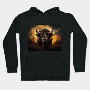 American Wild West Buffalo Hoodie